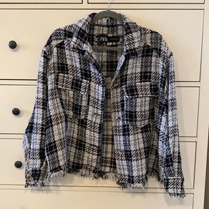 Zara Plaid Shacket